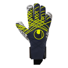 Load image into Gallery viewer, Uhlsport Prediction Ultragrip HN Goalkeeper Gloves 101132801 Navy/Yellow