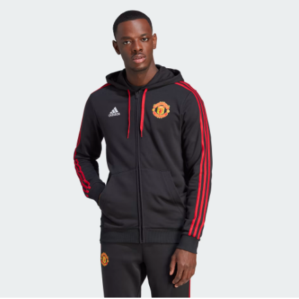 Adidas hoodie online red black