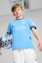 Load image into Gallery viewer, Puma Manchester City Home Youth Jersey 24/25 775078 01 Team Light Blue/Marine Blue