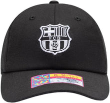 Load image into Gallery viewer, Fan Ink Barcelona - Berkeley Classic Adjustable Hat Black FCB-2051-4022