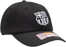 Load image into Gallery viewer, Fan Ink Barcelona - Berkeley Classic Adjustable Hat Black FCB-2051-4022