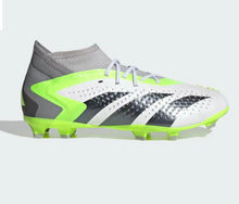 Load image into Gallery viewer, adidas Predator Accuracy.1 Firm Ground Junior Soccer Cleats IE9500 White/Black/Green