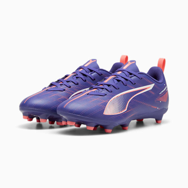 Puma Ultra 5 Play FG Youth Lapis White Sunset Glow Size 2