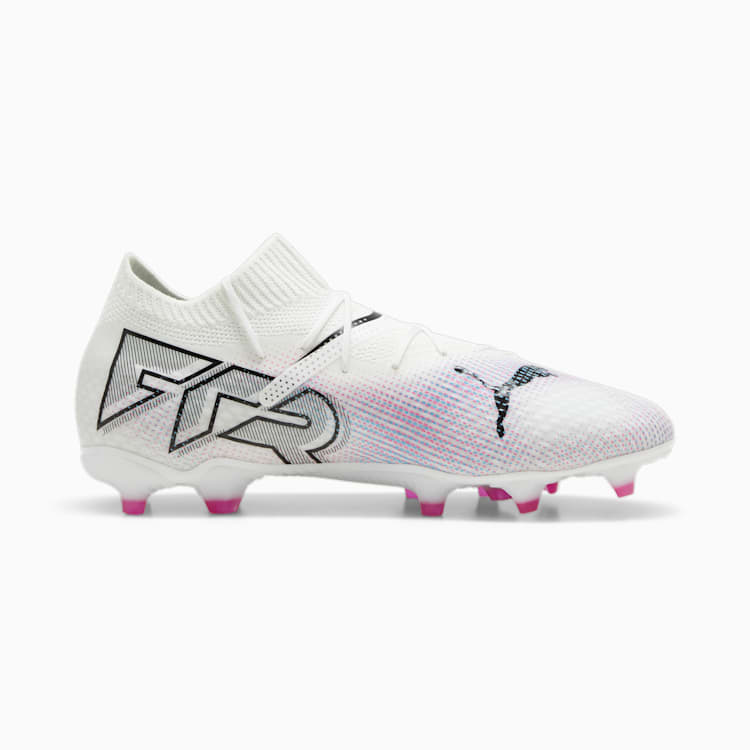 PUMA Future 7 Pro FG/AG Adult Soccer Cleats 107707 01 WHITE/BLACK