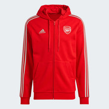 Load image into Gallery viewer, adidas Arsenal FC DNA Full Zip Adult Hoodie HZ2070 Better Scarlet