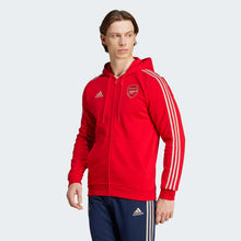 Load image into Gallery viewer, adidas Arsenal FC DNA Full Zip Adult Hoodie HZ2070 Better Scarlet