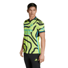 Load image into Gallery viewer, adidas Arsenal FC Away Jersey Adult 23/24 HR6927 NEON/BLACK/BLUE