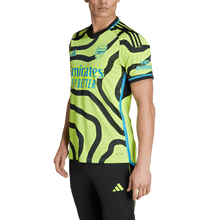 Load image into Gallery viewer, adidas Arsenal FC Away Jersey Adult 23/24 HR6927 NEON/BLACK/BLUE