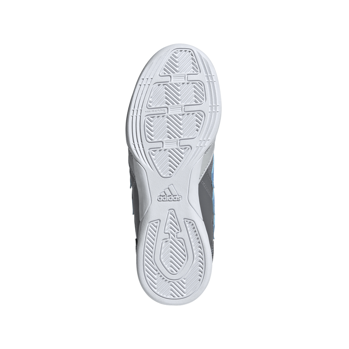 adidas Super Sala 2 in Junior Indoor Soccer Shoe Grey/Blue