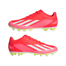 Load image into Gallery viewer, Adidas X Crazyfast Club Flexible Ground Adult Soccer Cleats IG0616 Solar Red/White
