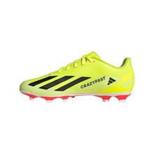Load image into Gallery viewer, Adidas X Crazyfast Club FxG Adult Soccer Cleat IG0618 Neon Green / White