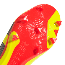 Load image into Gallery viewer, adidas Predator League Sock Firm Ground Junior Soccer Cleat IG7773 Yellow/Black/Solar Red