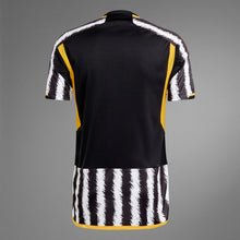 Load image into Gallery viewer, adidas Juventus Home Jersey Adult 2023/24 HR8256 Black/White/Yellow