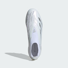 Load image into Gallery viewer, adidas Predator Elite Laceless FG Adult Soccer Cleats IE1806 White/Silver