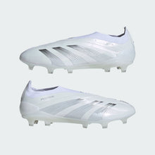 Load image into Gallery viewer, adidas Predator Elite Laceless FG Adult Soccer Cleats IE1806 White/Silver