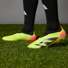 Load image into Gallery viewer, adidas Predator Elite Laceless FG Adult Soccer Cleats IE2366 Yellow/Black/Solar Red