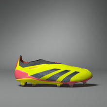 Load image into Gallery viewer, adidas Predator Elite Laceless FG Adult Soccer Cleats IE2366 Yellow/Black/Solar Red