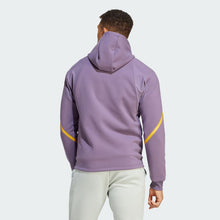 Load image into Gallery viewer, Adidas Real Madrid CF Designed For Gameday Full Zip Hoodie HY0635 PURPLE/YELLOW