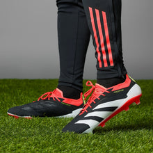 Load image into Gallery viewer, Adidas Predator Elite Firm Ground Adult Soccer Cleats IE1802 Black/White/Solar Red