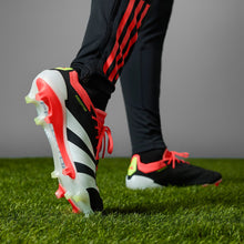 Load image into Gallery viewer, Adidas Predator Elite Firm Ground Adult Soccer Cleats IE1802 Black/White/Solar Red