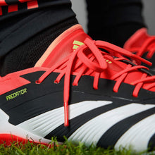 Load image into Gallery viewer, Adidas Predator Elite Firm Ground Adult Soccer Cleats IE1802 Black/White/Solar Red