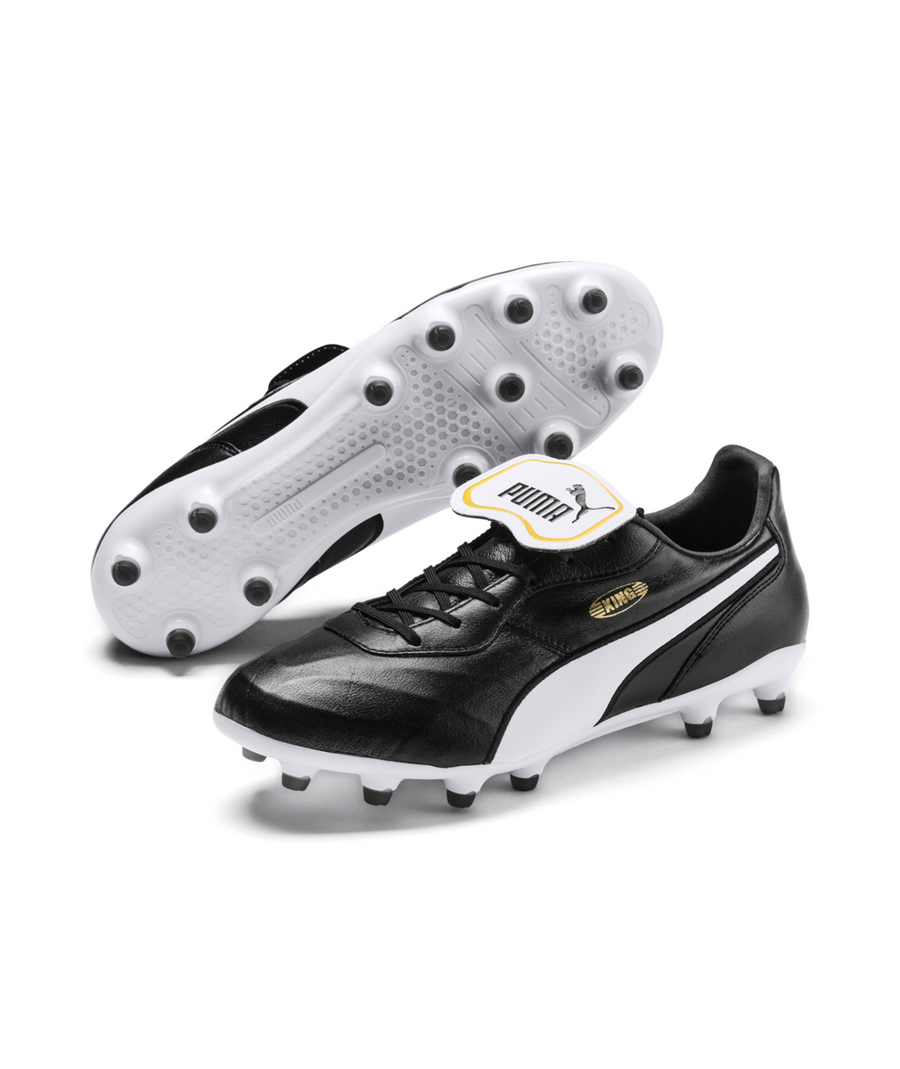 PUMA Japan King Top FG Football Soccer Shoes Cleats Black