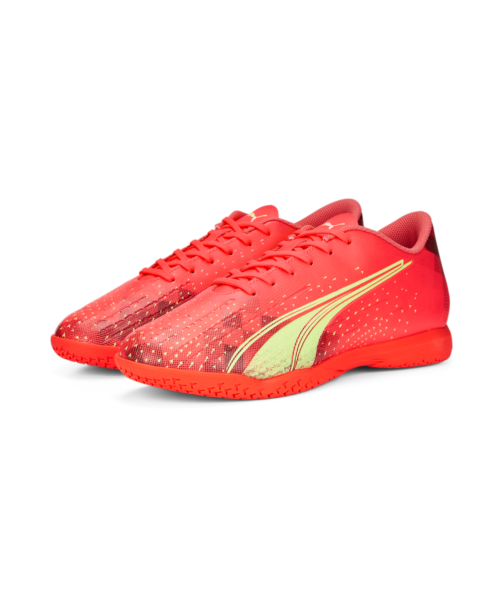 Puma Ultra Play Indoor Soccer Shoes 106910 03 FIERY CORAL