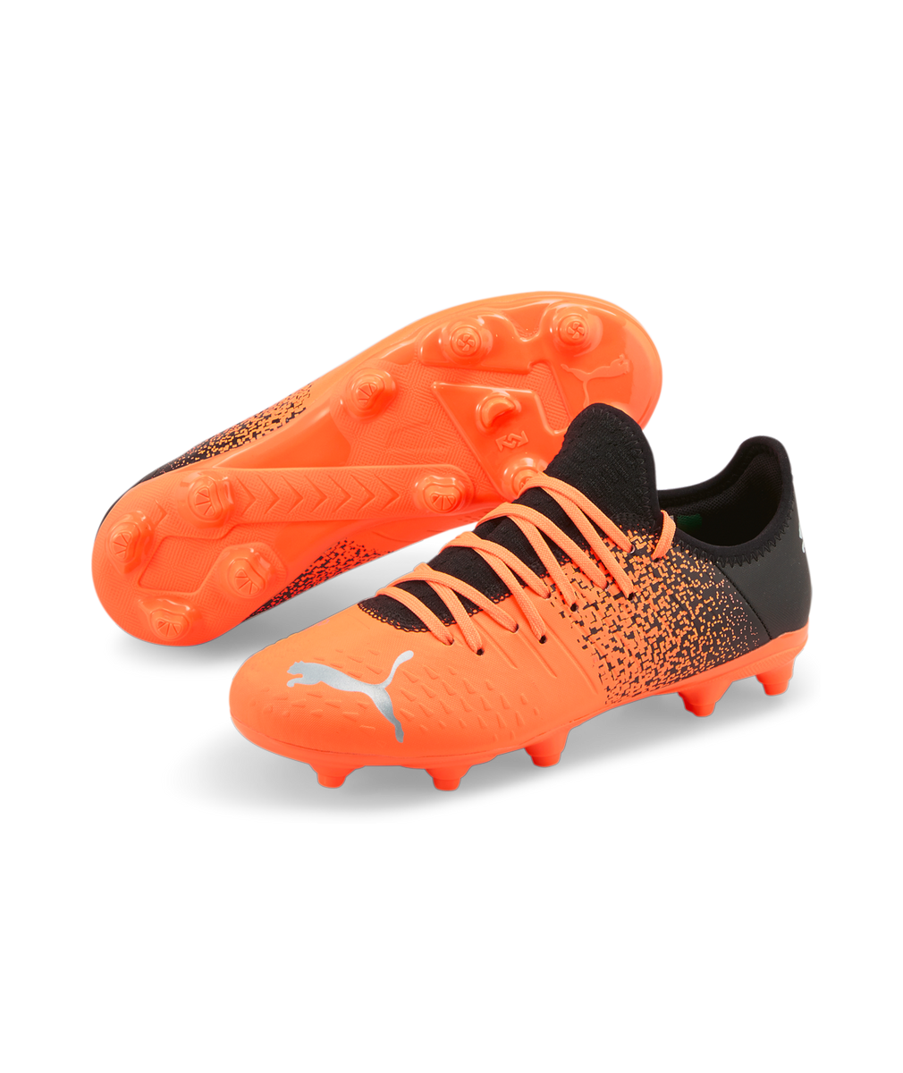 PUMA Future Z 4.3 FG/AG Jr Cleats 10677701 - NEON CITRUS-SILVER-BLACK