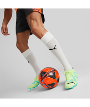 Load image into Gallery viewer, Puma Future Match FG/AG Soccer Cleats 107180 03 FAST YELLOW-PUMA BLACK-ELECTRIC PEPPERMINT