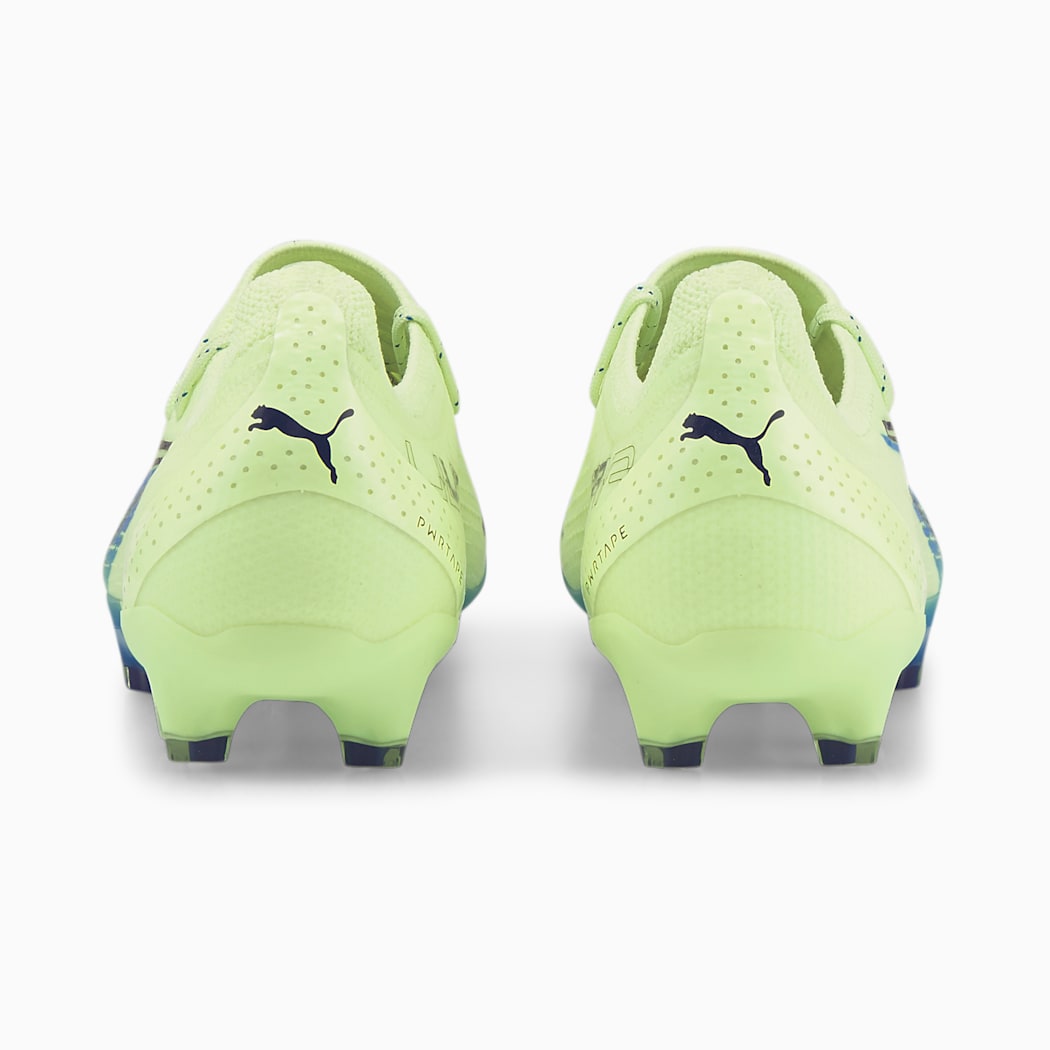 Puma Ultra Ultimate FG/AG Soccer Cleats 106868 01 FIZZY LIGHT-PARISIAN  NIGHT-BLUE GLIMMER