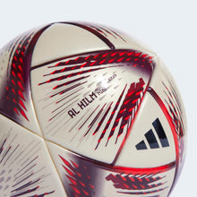 Load image into Gallery viewer, adidas 2022 FIFA World Cup AL HILM MINI SOCCER BALL HG4778 GLD/RED/BLK