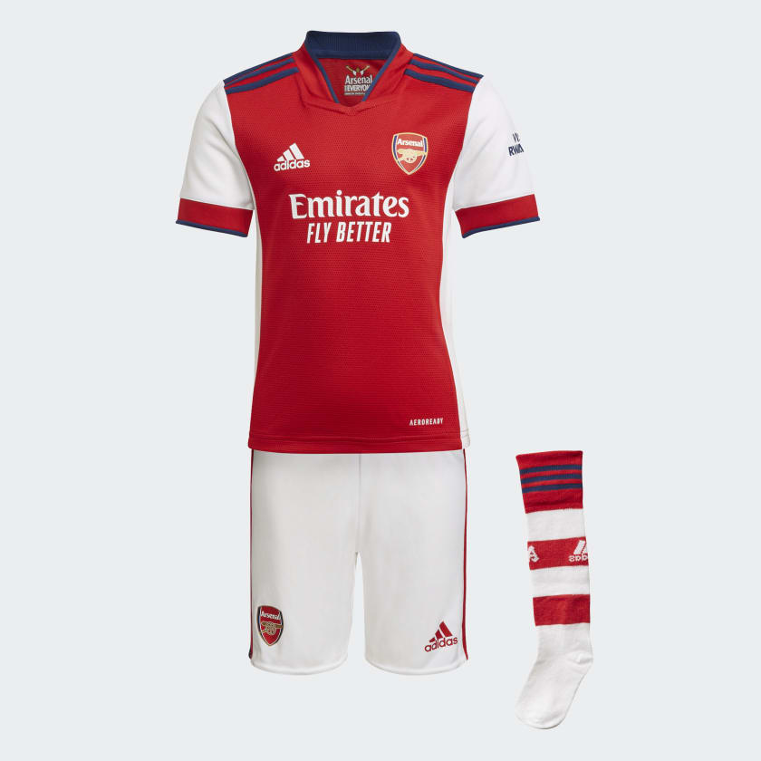 adidas Arsenal FC Home Mini Kit GQ3260 RED/NAVY/WHITE – Soccer Zone