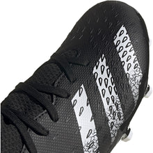 Load image into Gallery viewer, adidas Predator Freak.3 FG Junior Soccer Cleat FY1031 BLACK/WHITE