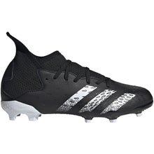 Load image into Gallery viewer, adidas Predator Freak.3 FG Junior Soccer Cleat FY1031 BLACK/WHITE