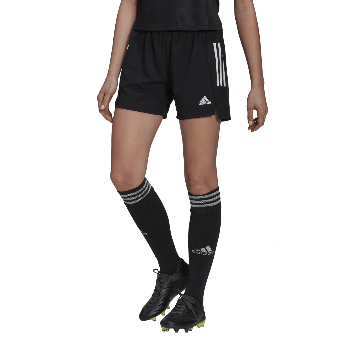 Condivo21 Show Womens shorts GJ6818 Black/White – Soccer Zone