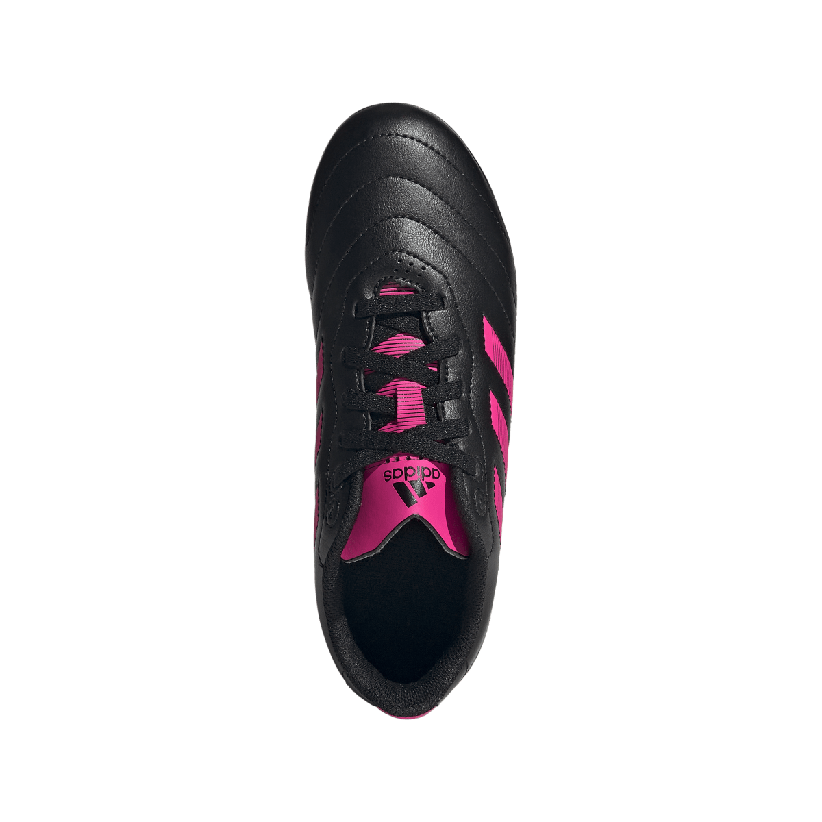 ADIDAS Goletto Soccer Shoes BLACK & HOT PINK Boys Girls Size 2 ❤️sj7m68