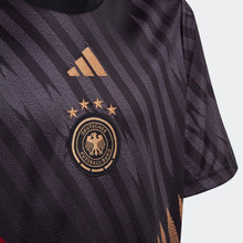 Load image into Gallery viewer, adidas Youth Germany Pre Match Jersey 2022 HC1284 Black/Red/Tan