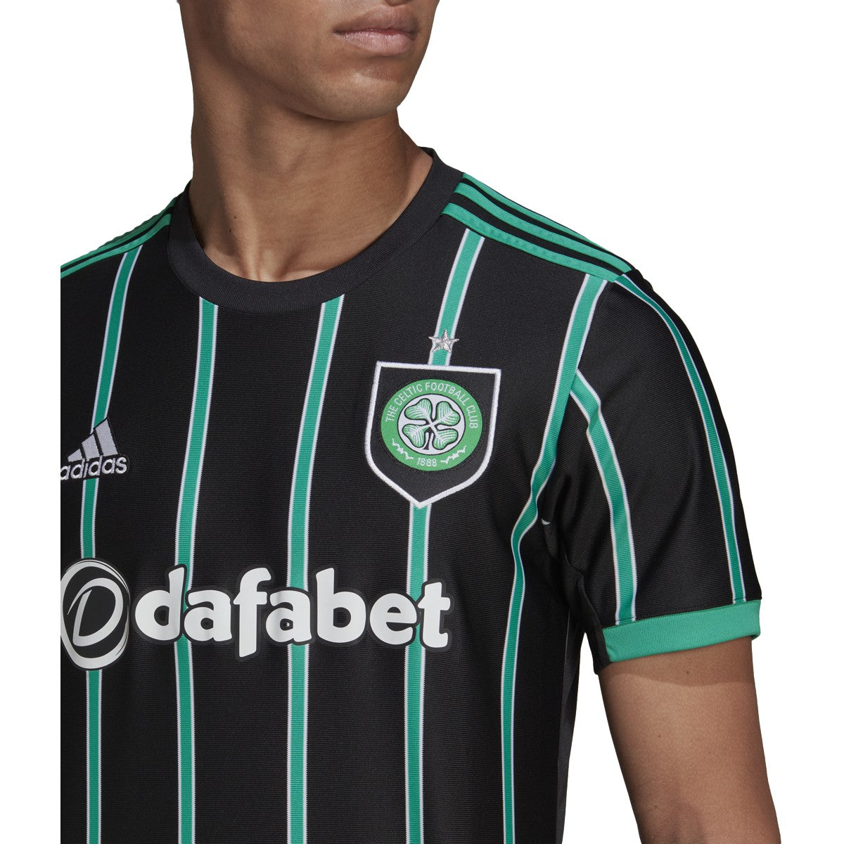 adidas Celtic FC Away Adult Jersey 22/23 HA8326 BLACK/GREEN