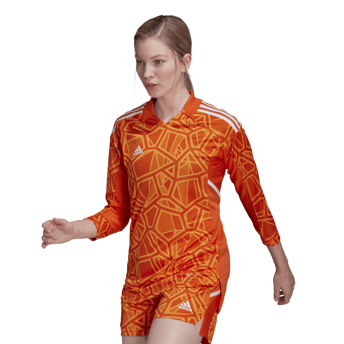 adidas Women s Condivo 22 Long Sleeve Goalkeeper Jersey HB1656 Orange