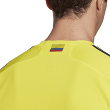 Load image into Gallery viewer, adidas Adult Colombia Home Jersey HB9170 YELLOW/NAVY