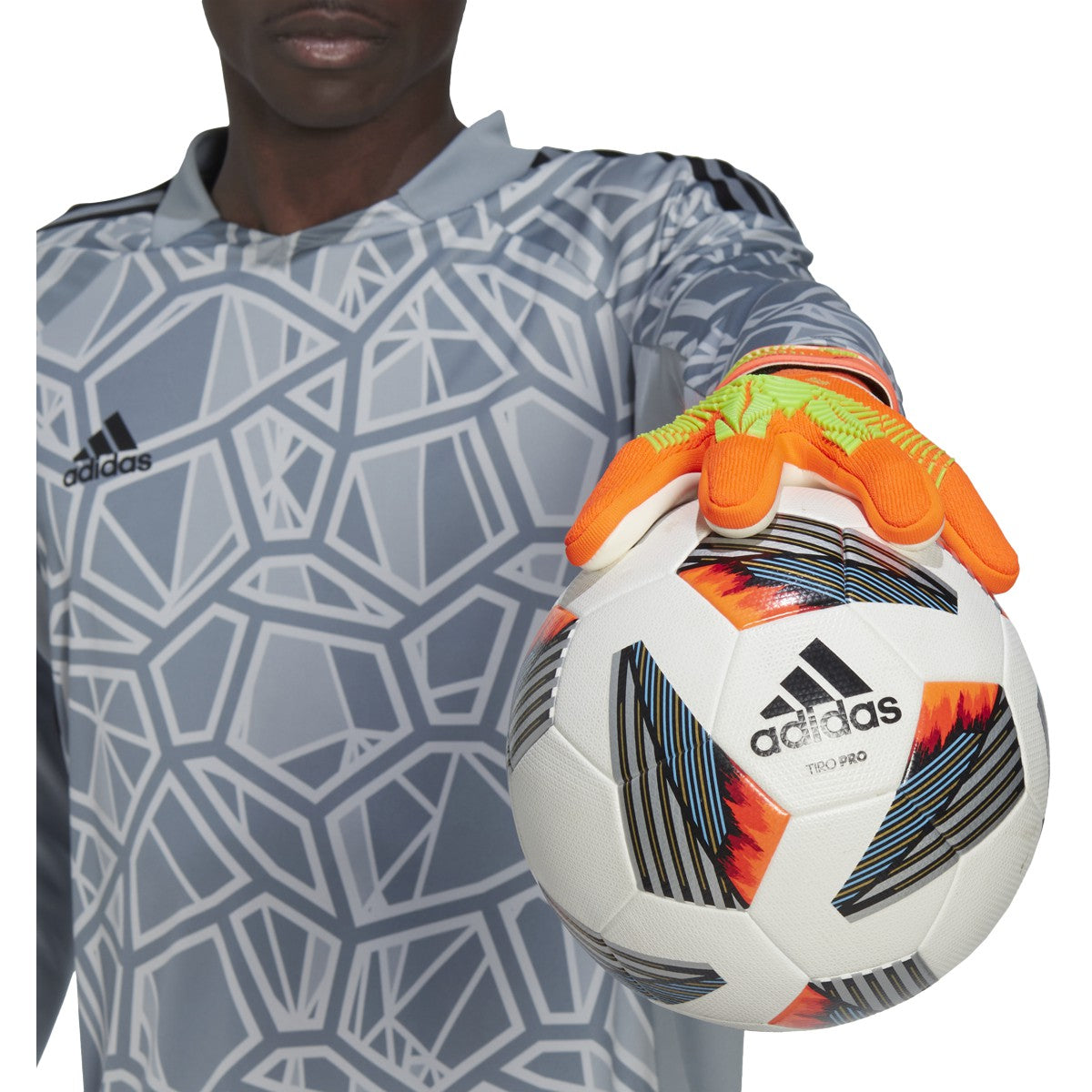 adidas PREDATOR PRO Soccer Goalkeeper Gloves, Blue-Green