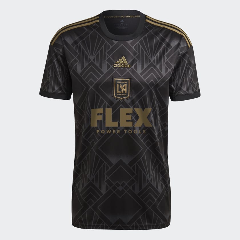 adidas LAFC Home Jersey 2022/23 H45424 Black/Gold