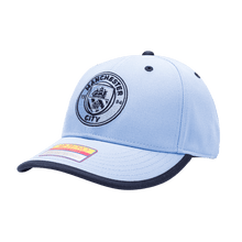 Load image into Gallery viewer, Fan Ink Manchester City Tape Adjustable Hat  MAN-2071-3673  BLUE