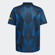 Load image into Gallery viewer, adidas Manchester United FC Youth 3rd Jersey 21/22 GR3759 BLUE/BLACK/YELLOW