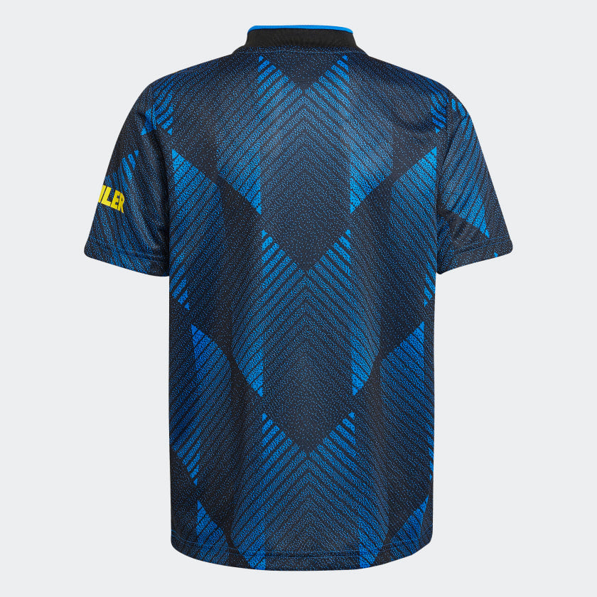 adidas Manchester United FC Youth 3rd Jersey 21/22 GR3759 BLUE