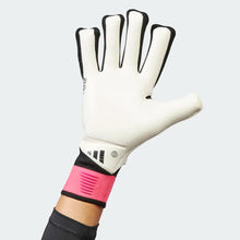 Load image into Gallery viewer, adidas Predator Pro Fingersave Goalkeeper Gloves HN3343 Black/White/Shock Pink