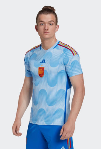 adidas Spain 2022-23 Adult Away Jersey HE2020 Blue