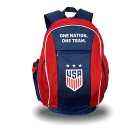 USA Soccer Ball Backpack Large USA01BP-R Navy/Red