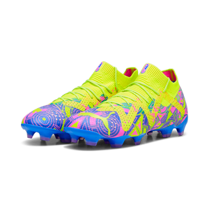 Puma Future Ultimate Energy FG/AG Soccer Cleats 107546 01 ULTRA BLUE-YELLOW-PINK