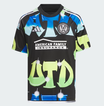 Adidas Atlanta United FC 3rd Jersey Youth 2024 HZ2026 MULTICOLOR